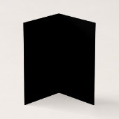 Vertikal Schwarzer Standard Modernes Minimalistisc Visitenkarten (Innenseite)