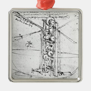 Vertikal stehendes Vogel-winged Fliegen Silbernes Ornament