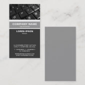 Vertikal verbanden - Computertastatur Visitenkarte (Vorne/Hinten)