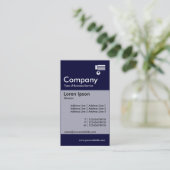 Vertikal verbanden - Tiefe Marine Visitenkarte (Stehend Vorderseite)