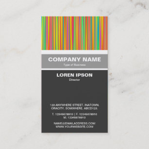 Vertikal verbannt - Abstrakt 120716(010) Visitenkarte