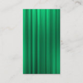 Vertikal verbannt - grün gebürstet visitenkarte (Rückseite)