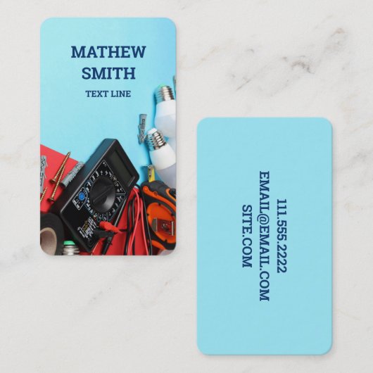 Vertikal Visitenkarte (Vorne/Hinten)