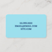 Vertikal Visitenkarte (Rückseite)