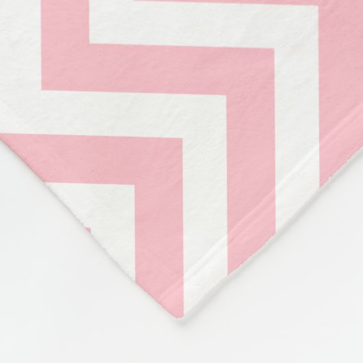 Vertikal Zickzack Fleecedecke (Ecke)