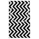 Vertikal Zickzack Kleine Geschenktüte (Rückseite)