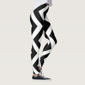 Vertikal Zickzack Leggings (Rechts)