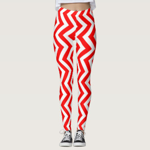 Vertikal Zickzack Leggings