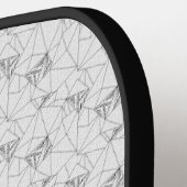 Vertikaldesign One Hundred Two Pickleball Schläger (Linke Seite)