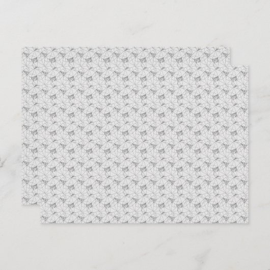 Vertikaldesign One Hundred Two Postkarte (Vorne/Hinten)