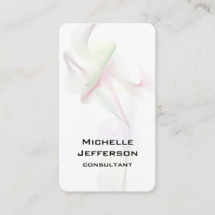 Vertikale Abstrakte Kurven Moderne Mode Visitenkarte