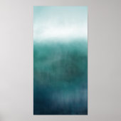Vertikale Abstrakte Seascape Moderne Abstrakte Kun Poster (Vorne)