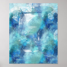 Vertikale Alice im Wunderland Poster