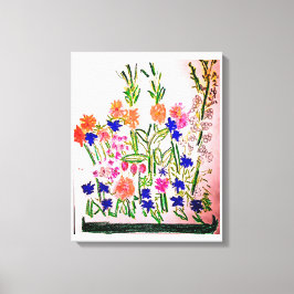 Vertikale Anordnung Leinwanddruck