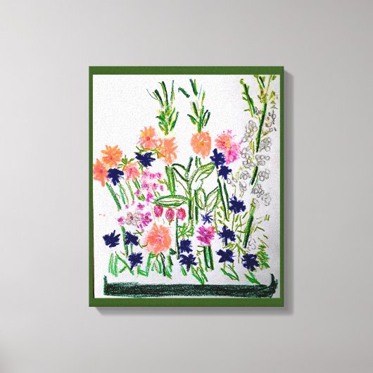 Vertikale Anordnung Leinwanddruck (Vorderseite)