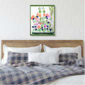 Vertikale Anordnung Leinwanddruck (Insitu (Schlafzimmer))