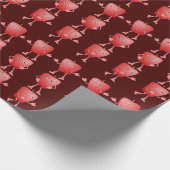 Vertikale Äpfel Geschenkpapier (Ecke)