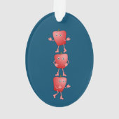 Vertikale Äpfel Ornament (Rückseite)