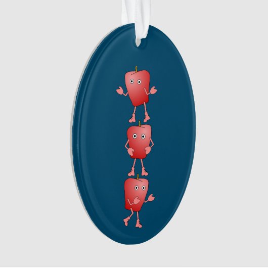 Vertikale Äpfel Ornament (Vorderseite)