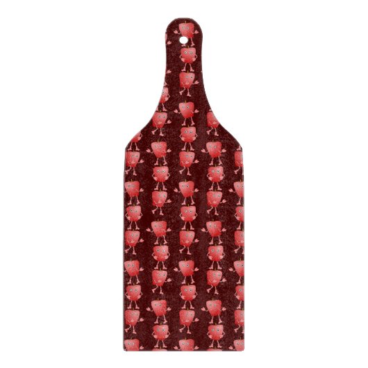 Vertikale Äpfel Schneidebrett (Vorderseite)