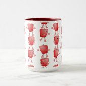 Vertikale Äpfel Tasse (Zentrum)