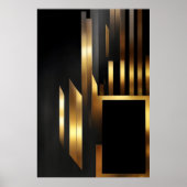 Vertikale Art Deco Eleganz Poster (Vorne)