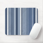 Vertikale blaue Streifen Mousepad (Mit Mouse)