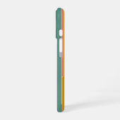 Vertikale Blöcke mit Linien iPhone 16 Hülle (Linke Seite)