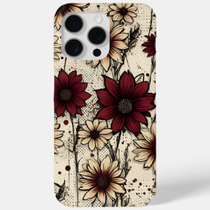 Vertikale Blumen-Eleganz Case-Mate iPhone Hülle