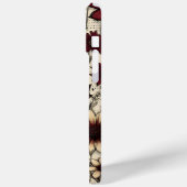 Vertikale Blumen-Eleganz Case-Mate iPhone Hülle (Rückseite / Links)