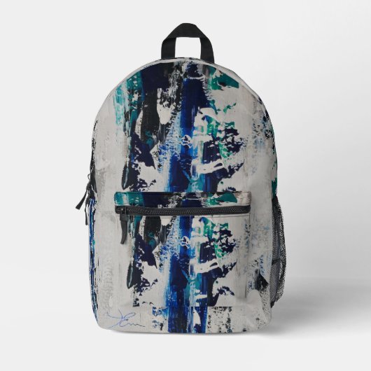 Vertikale Brise Bedruckter Rucksack (Vorderseite)