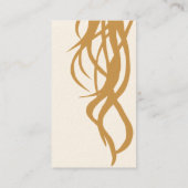 Vertikale der Stylist-Geschäfts-Karte zwei - mit Visitenkarte (Rückseite)