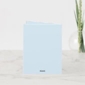 Vertikale dreibuchstabige blaue Monogramm-Randgest (Rückseite)