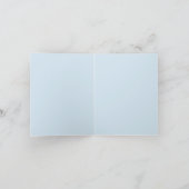 Vertikale dreibuchstabige blaue Monogramm-Randgest (Innenseite)