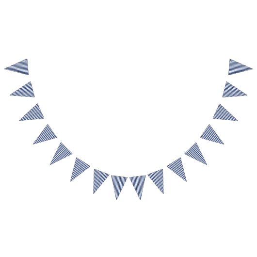 Vertikale dünne Marine-Streifen Wimpelkette (Alle)