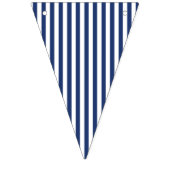 Vertikale dünne Marine-Streifen Wimpelkette (Zweite Fahne)