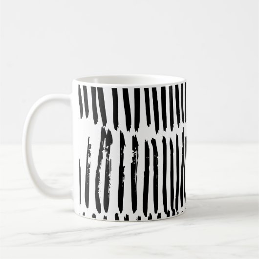 Vertikale Elemente: HandGezeichnet Nahtloser Stil. Kaffeetasse (Links)