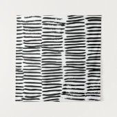 Vertikale Elemente: HandGezeichnet Nahtloser Stil. Wandteppich (Vorderseite (Horizontal))