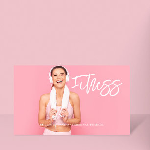 Vertikale Fitness   Personal Trainer QR Code Foto Visitenkarte