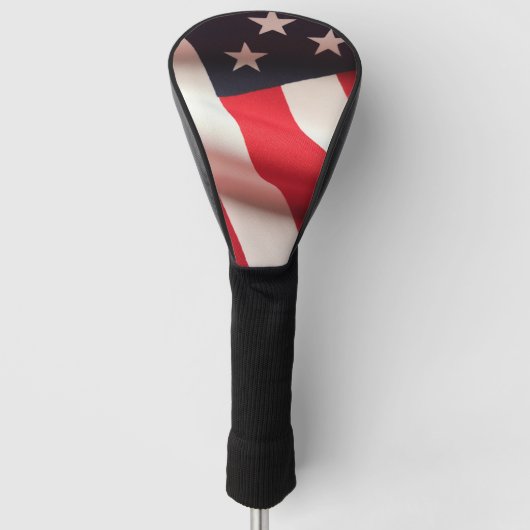 Vertikale Flagge der Vereinigten Staaten Golf Headcover (Vorderseite)