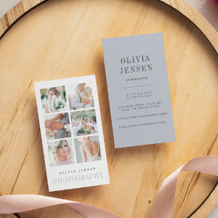 Vertikale FotoCollage   Fotograf Visitenkarte