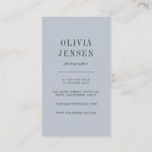 Vertikale FotoCollage | QR-Code für Fotografen Visitenkarte (Rückseite)