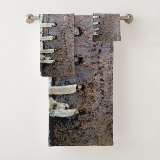 Vertikale Fußball-Strings Badhandtuch Set (Insitu)