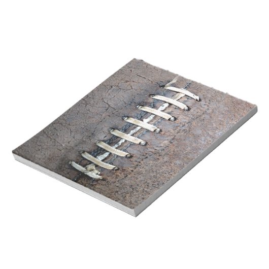 Vertikale Fußballeffekte Notizblock (Rotiert)