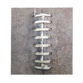 Vertikale Fußballeffekte Notizblock (Vorderseite)