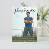 Vertikale-graduiertes Foto - Streifen der Einladung (Stehend Vorderseite)