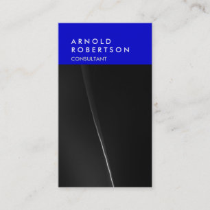 Vertikale Grauwale Blue Trendy Business Card Visitenkarte