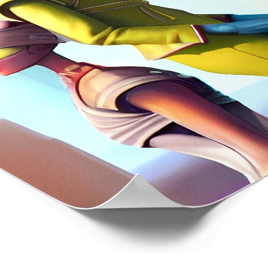 Vertikale Grenzen Ken Gage Design Poster (Ecke)