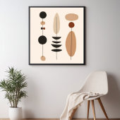 Vertikale Harmonie-Studie Poster