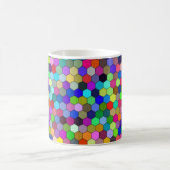 Vertikale Hexagons 11oz Tasse (Mittel)